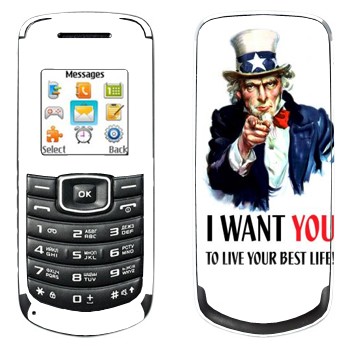   « : I want you!»   Samsung E1080
