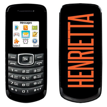   «Henrietta»   Samsung E1080