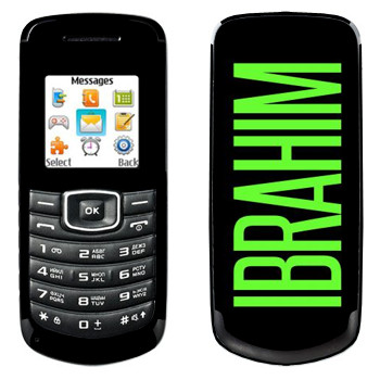   «Ibrahim»   Samsung E1080