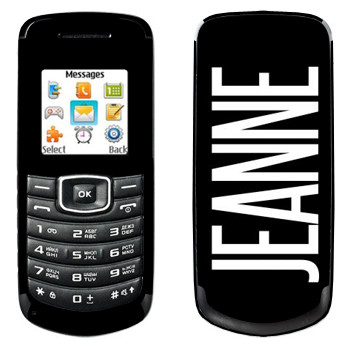   «Jeanne»   Samsung E1080
