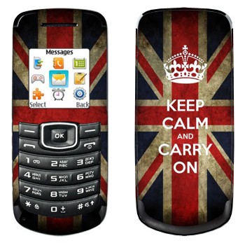   «Keep calm and carry on»   Samsung E1080