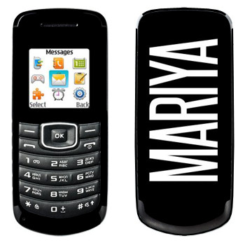   «Mariya»   Samsung E1080