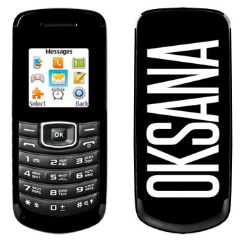   «Oksana»   Samsung E1080