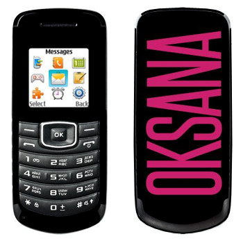   «Oksana»   Samsung E1080