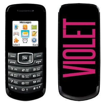   «Violet»   Samsung E1080