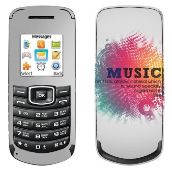   « Music   »   Samsung E1080