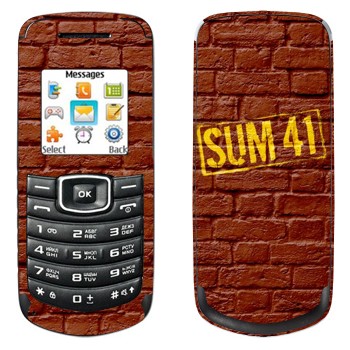   «- Sum 41»   Samsung E1080