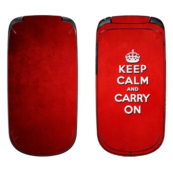   «Keep calm and carry on - »   Samsung E1150