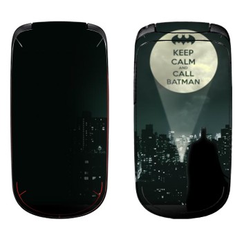   «Keep calm and call Batman»   Samsung E1150
