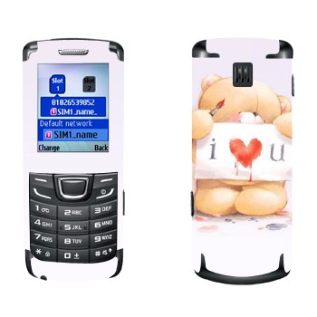   «  - I love You»   Samsung E1252 Duos
