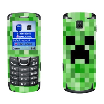   «Creeper face - Minecraft»   Samsung E1252 Duos