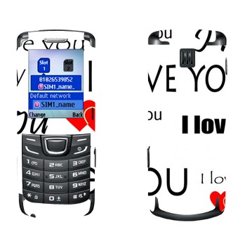   «I Love You -   »   Samsung E1252 Duos