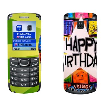   «  Happy birthday»   Samsung E1252 Duos