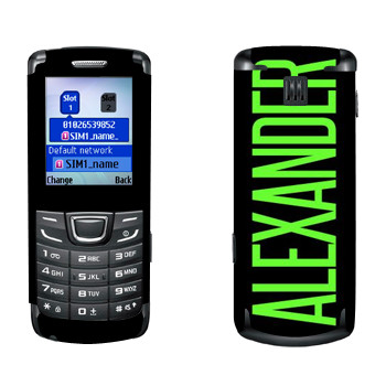   «Alexander»   Samsung E1252 Duos