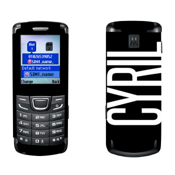   «Cyril»   Samsung E1252 Duos