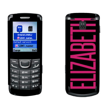   «Elizabeth»   Samsung E1252 Duos