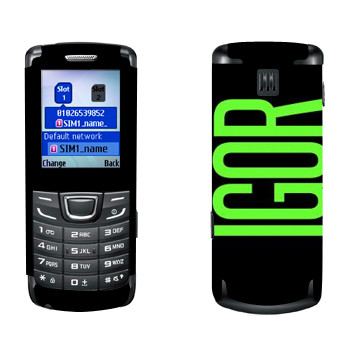   «Igor»   Samsung E1252 Duos