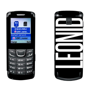   «Leonid»   Samsung E1252 Duos
