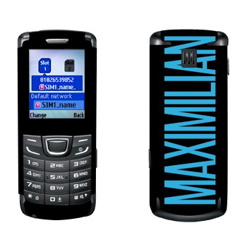   «Maximilian»   Samsung E1252 Duos