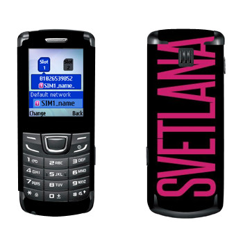   «Svetlana»   Samsung E1252 Duos
