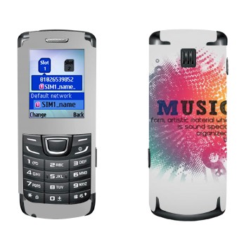   « Music   »   Samsung E1252 Duos