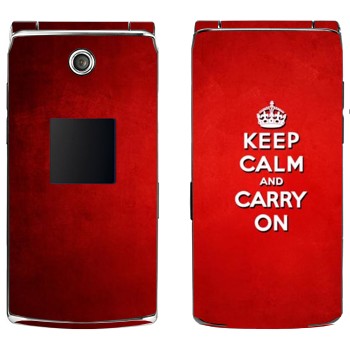   «Keep calm and carry on - »   Samsung E210