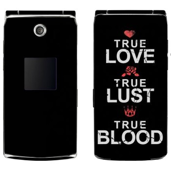   «True Love - True Lust - True Blood»   Samsung E210