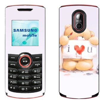  «  - I love You»   Samsung E2120, E2121