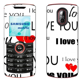   «I Love You -   »   Samsung E2120, E2121