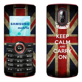   «Keep calm and carry on»   Samsung E2120, E2121