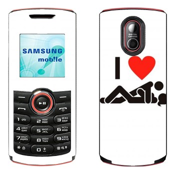   « I love sex»   Samsung E2120, E2121