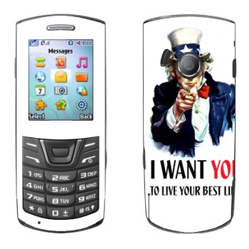   « : I want you!»   Samsung E2152