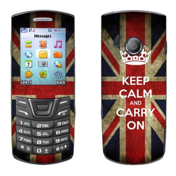   «Keep calm and carry on»   Samsung E2152