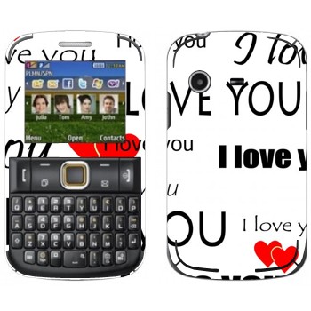   «I Love You -   »   Samsung E2222 Ch@t 222