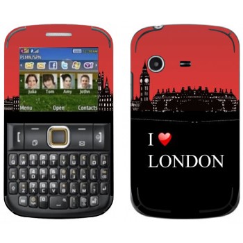   «I love London»   Samsung E2222 Ch@t 222