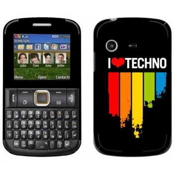   «I love techno»   Samsung E2222 Ch@t 222