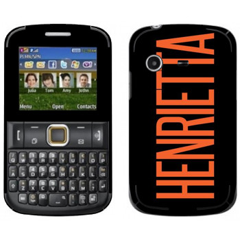   «Henrietta»   Samsung E2222 Ch@t 222