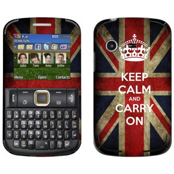   «Keep calm and carry on»   Samsung E2222 Ch@t 222