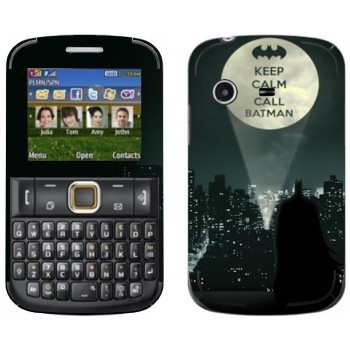   «Keep calm and call Batman»   Samsung E2222 Ch@t 222