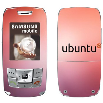   «Ubuntu»   Samsung E250
