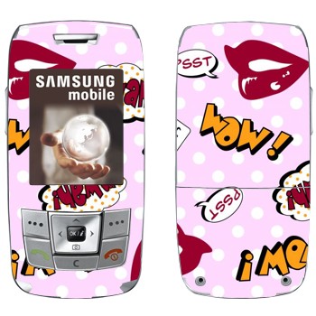   «  - WOW!»   Samsung E250