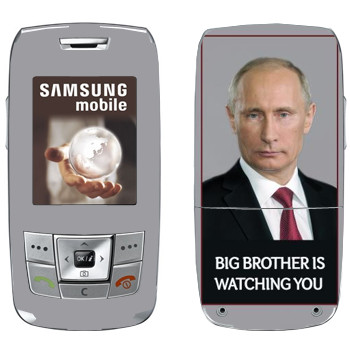   « - Big brother is watching you»   Samsung E250