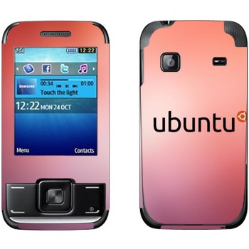   «Ubuntu»   Samsung E2600