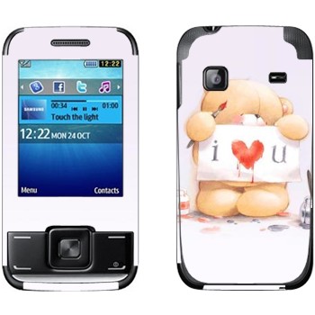   «  - I love You»   Samsung E2600