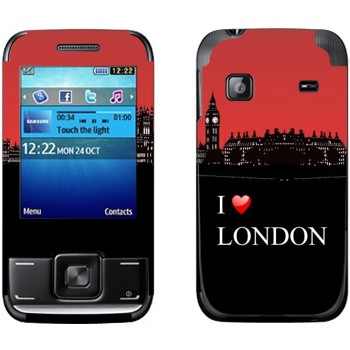   «I love London»   Samsung E2600
