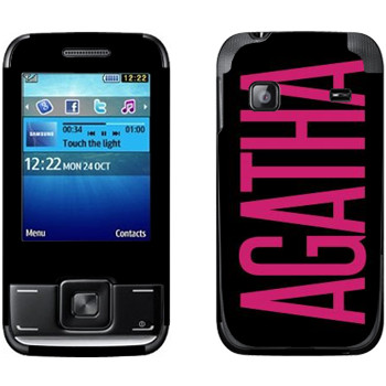   «Agatha»   Samsung E2600