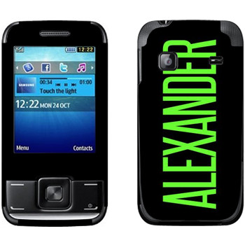   «Alexander»   Samsung E2600
