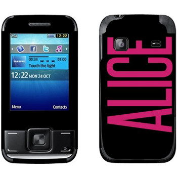   «Alice»   Samsung E2600