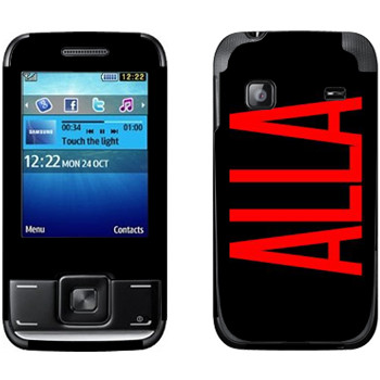   «Alla»   Samsung E2600