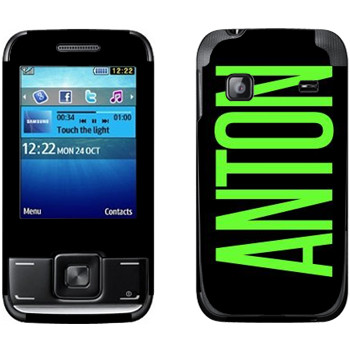   «Anton»   Samsung E2600